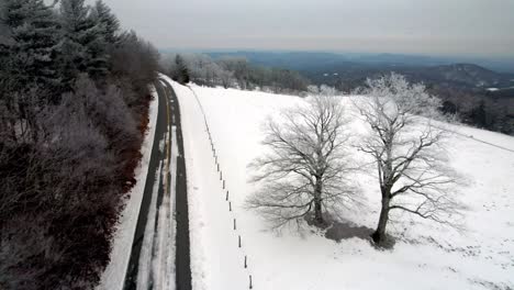 aerial-trees-and-mountain-vista-near-boone-and-blowing-rock-nc,-north-carolina-in-winter-snow
