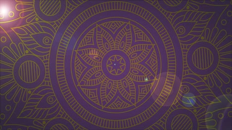 Islamischer-Animierter,-Bewegter-Mandala-Hintergrund-Mit-Leuchtendem-Glitzer-Linseneffekt