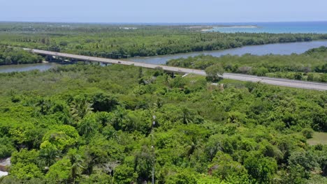 Bridge-crossing-Soco-river,-San-Pedro-de-Macoris-in-Dominican-Republic
