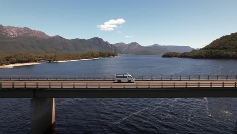 Ford-Econovan-crossing-a-bridge-in-Tasmania