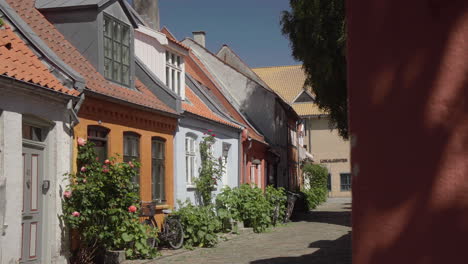 Møllestien-Calle-Más-Antigua-De-Aarhus-Dinamarca