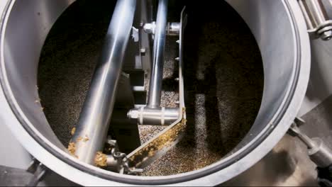 Grain-being-mixed-in-the-Mash-Tun-during-the-beer-brewing-process