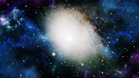 Galaxie,-Die-Sich-Im-Dunklen-Universum-Bewegt