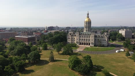 Drone-of-Connecticut-Capitol-Aerial