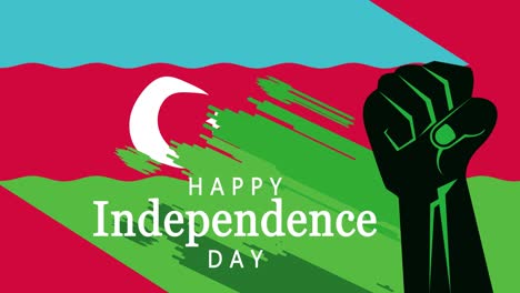 Happy-Azerbaijan-Independence-Day-with-fists-raised