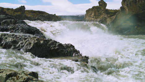 Geitafoss-waterfall-near-Godafoss-Goðafoss,-Iceland