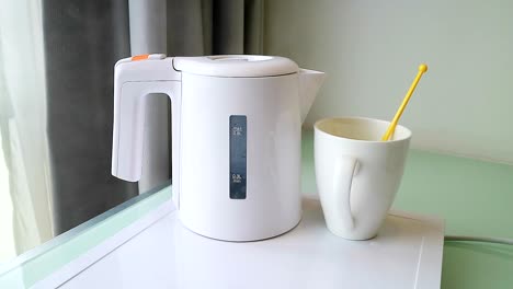 boiling-and-pouring-hot-water-from-electric-kettle