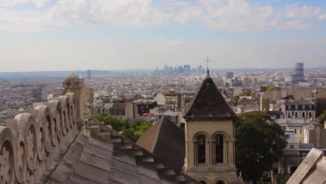 Blick-Auf-Paris-Von-Der-Basilika-Des-Heiligen-Herzens-In-Montmartre-Paris