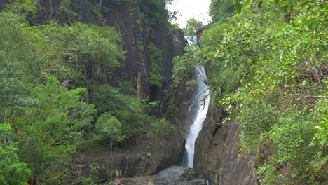 Waterfall-in-a-jungle-in-Thailand