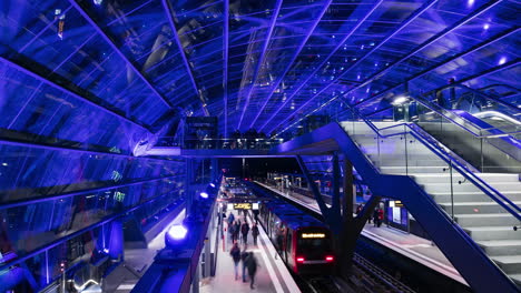 Newest-subway-station-in-Hamburg:-an-architectural-marvel-under-a-sky-dome