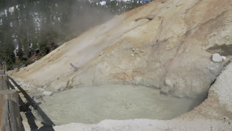 Boiling-muddpot-with-sulfuric-smelling-steam-rising-above-at-Lassen-Volcanic-National-Park
