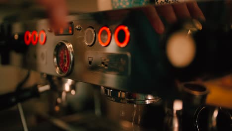 Preparing-an-espresso-coffee-slow-motion