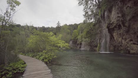 Full-shot-of-the-Galovac-Waterfall-in-Croatia