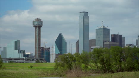This-is-a-static-shot-of-the-Dallas,-TX-Skyline