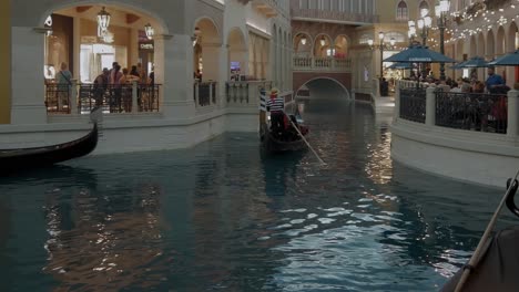 People-taking-gondola-rides-at-the-Venetian-Las-Vegas