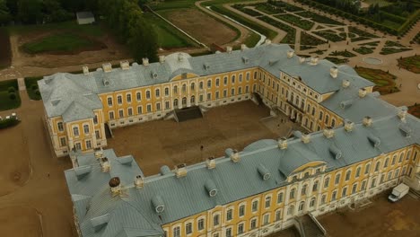 Aerial-view-of-Rundale-Palace-and-gardens