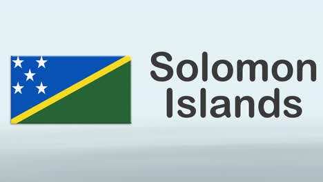 3d-Presentation-promo-intro-in-white-background-with-a-colorful-ribon-of-the-flag-and-country-of-Solomon-Islands