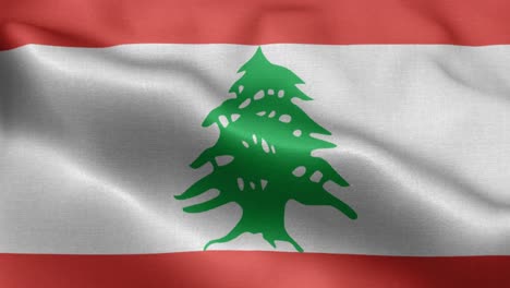 Waving-loop-4k-National-Flag-of--Lebanon