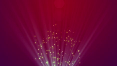 Yellow-sparks-on-amber-light-on-red