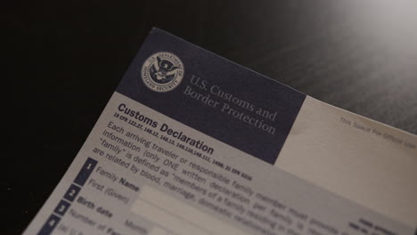 Close-Up-of-a-Blank-US-Customs-Declaration-Form