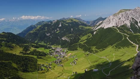 Panorama-wide-angle-view-of-Malbun-Valley-in-the-Principality-of-Liechtenstein