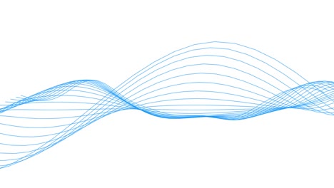 Große-Wellen-Drahtmodelllinien-Fließen