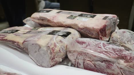 Packets-of-imported-frozen-New-Zealand-meat-at-meat-import-export-exhibition-event
