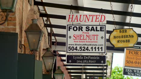 House-for-sale-New-Orleans-haunted-sign