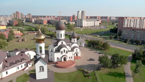 Iglesia-Ortodoxa-Pokrov-nikolskaya-En-Klaipeda,-Lituania