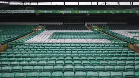 Close-up-of-a-section-of-seating-at-Parkhead