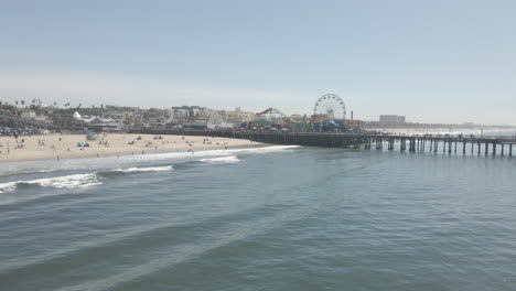 A-unique-perspective-of-the-Santa-Monica-Pier-as-seen-from-the-ocean