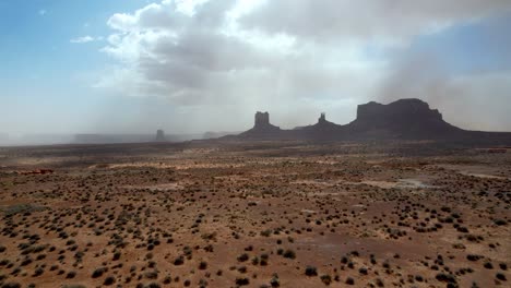 aerial-monument-valley-utah-during-sandstorm