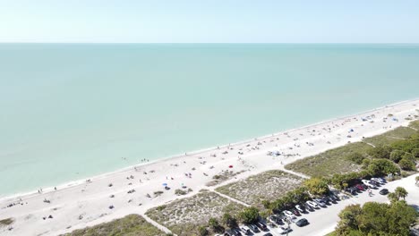 Ruhiges-Strandwasser-Am-Siesta-Key-Beach,-Florida,-USA