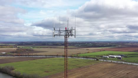 radio-tower-in-the-country-surrounded-by-rivers-rotating-flight