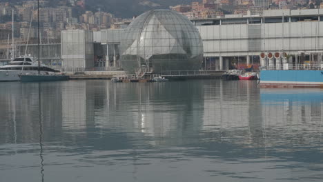 Genua-Biosphäre-Von-Renzo-Piano-Im-Alten-Hafen