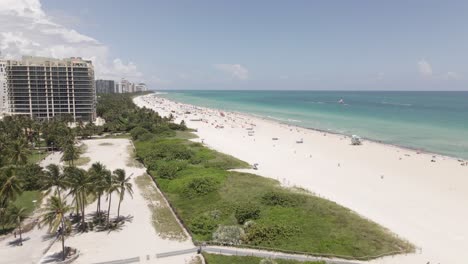 Sandy-South-Beach-aerial-reveals-row-of-waterfront-apartment-buildings