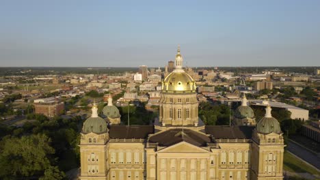 Iowa-State-Capitol-Building-Revealed.-Aerial-Establishing-Shot