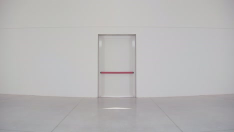 Abstract-exit-door-frontal-view
