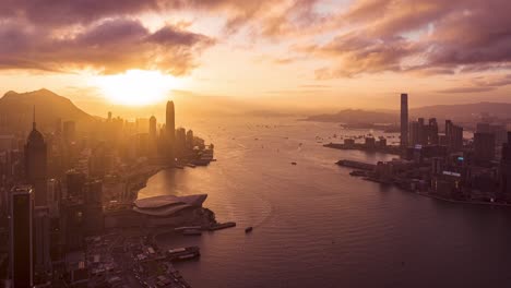 Hyperlapse-Am-Abend-In-Hongkong-City-Mit-DJI-Drohnen-Mavic3