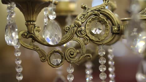 Close-Up-View-Of-Spiral-Design-Of-Hanging-Chandelier
