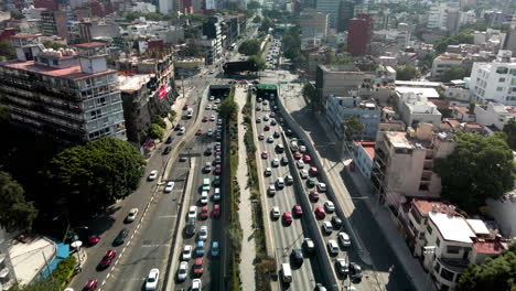 Luftaufnahme-Des-Viadukts-In-Mexiko-Stadt
