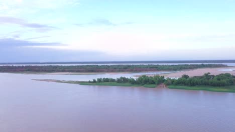 island-and-dry-river-in-Argentina