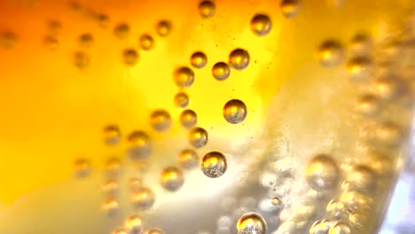 Orange-summer-drink-with-bubbles