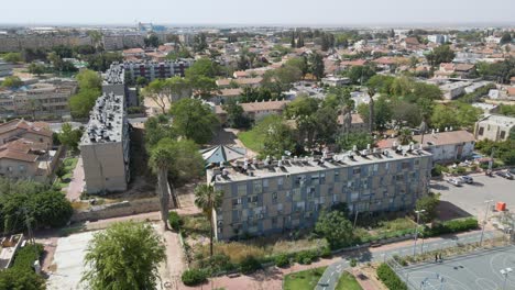 Aerial-Drone-View-Above-Southern-District-City-Netivot