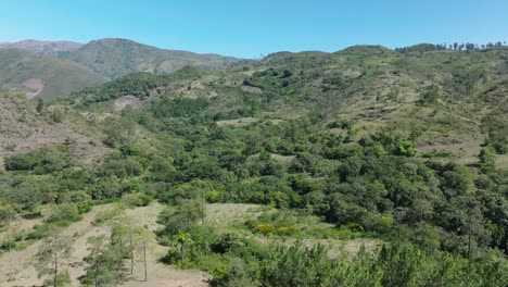Scenery-Of-Forested-Mountains-In-Elias-Pina-Province-In-The-Border-Of-Haiti-And-The-Dominican-Republic