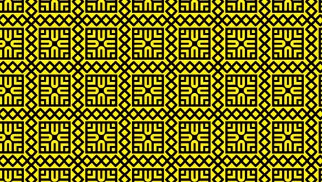 Ansprechende-Gelbe-Rätselhafte-Quadratische-Blockanimation