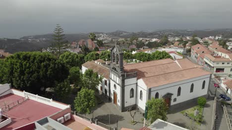 Iglesia-De-San-Roque-Church-In-Firgas,-Gran-Canaria