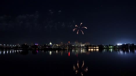 Harrisburg,-Pennsylvania---July-4,-2022:-Fireworks-over-the-capital-city-of-Harrisburg,-Pennsylvania-from-across-the-Susquehanna-River