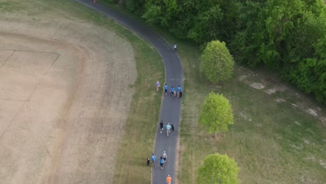 Group-of-runners-and-walkers-during-5k-race