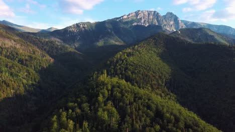 Schöne-Sommerlandschaft-Mit-Grünen-Hügeln-Und-Tatra-bergen-Luftaufnahme-Polen